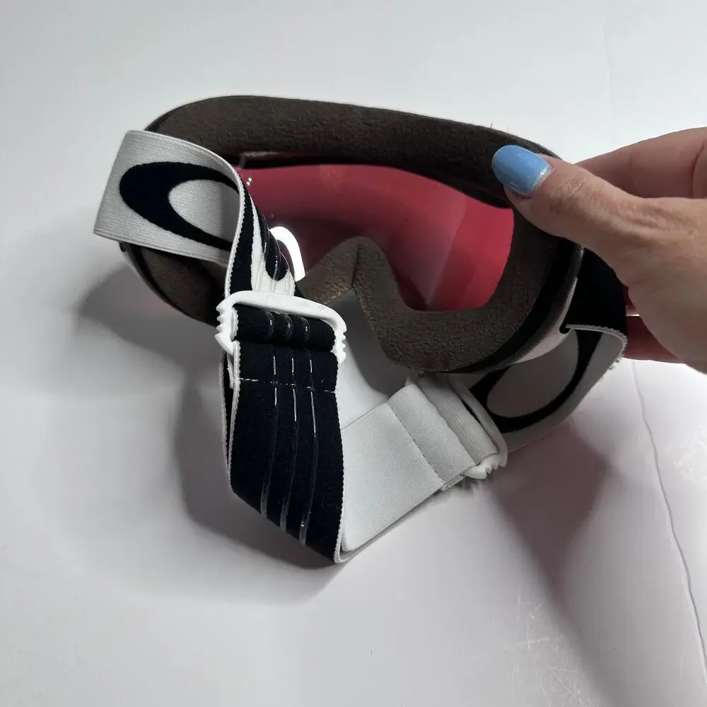 Oakley A Frame 2.0 White Frame Prizm Mirror Snow Goggles